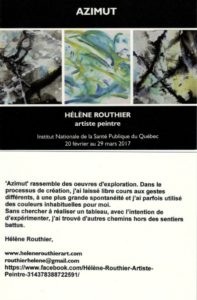 Carton Hélène Routhier-Azimut